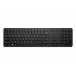 TECLADO HP 455 PROGRAMABLE INALAMBRICO ILUMINACION RGB COLOR NEGRO