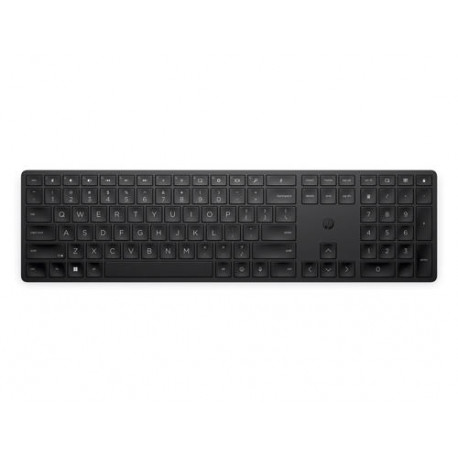 TECLADO HP 455 PROGRAMABLE INALAMBRICO ILUMINACION RGB COLOR NEGRO