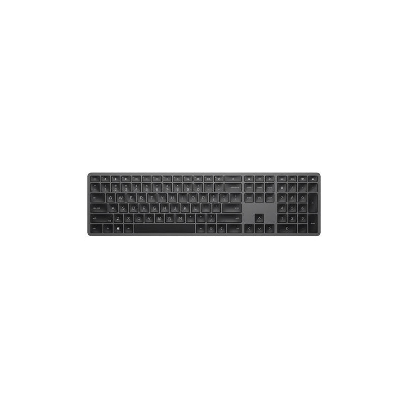 TECLADO HP 975 DUAL INALAMBRICO BLUETOOTH 5.0 RETROILUMINACION USB-C COLOR GRIS