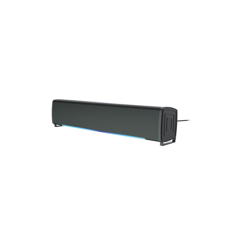 BARRA DE SONIDO Q-CONNECT PARA PC CON ILUMINACI?N LED COLOR NEGRO