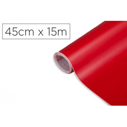 ROLLO ADHESIVO D-C-FIX ROJO SE?ALES ANCHO 45 CM LARGO 15 MT