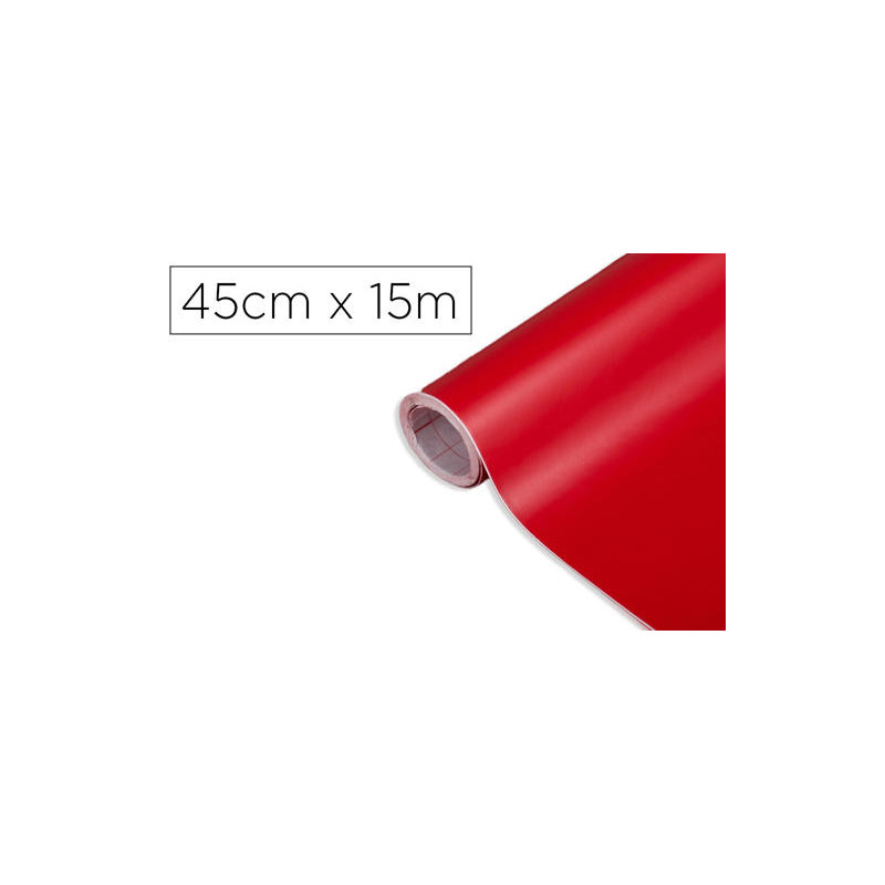 ROLLO ADHESIVO D-C-FIX ROJO SE?ALES ANCHO 45 CM LARGO 15 MT