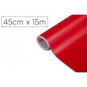 ROLLO ADHESIVO D-C-FIX ROJO SE?ALES MATE ANCHO 45 CM LARGO 15 MT