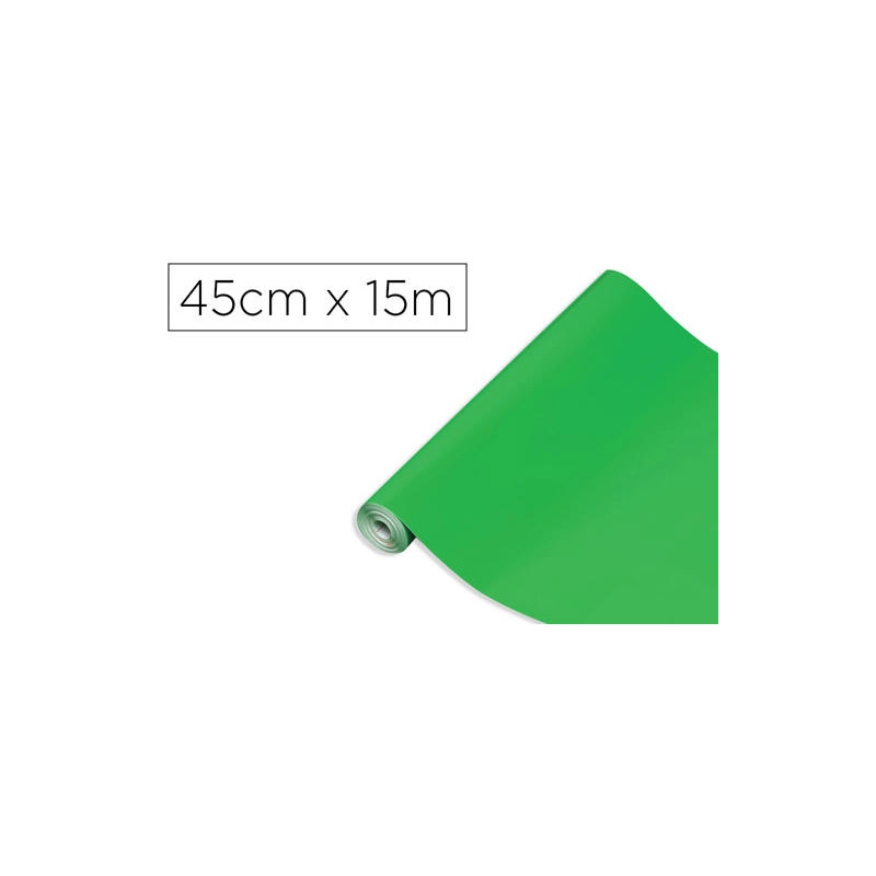 ROLLO ADHESIVO D-C-FIX VERDE ANCHO 45 CM LARGO 15 MT