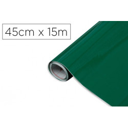 ROLLO ADHESIVO D-C-FIX VERDE ESMERALDA ANCHO 45 CM LARGO 15 MT