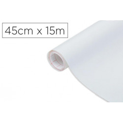 ROLLO ADHESIVO D-C-FIX BLANCO MATE ANCHO 45 CM LARGO 15 MT