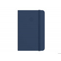 CUADERNO CON GOMILLA ANTARTIK NOTES TAPA DURA A4 HOJAS RAYAS AZUL MARINO 100 HOJAS 80 GR FSC