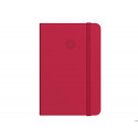 CUADERNO CON GOMILLA ANTARTIK NOTES TAPA DURA A4 HOJAS LISAS ROJO 100 HOJAS 80 GR FSC