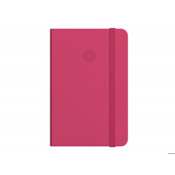 CUADERNO CON GOMILLA ANTARTIK NOTES TAPA DURA A5 HOJAS CUADRICULA BURDEOS 100 HOJAS 80 GR FSC