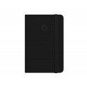 CUADERNO CON GOMILLA ANTARTIK NOTES TAPA BLANDA A6 RAYAS NEGRO 100 HOJAS 80 GR FSC