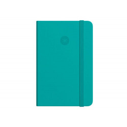 CUADERNO CON GOMILLA ANTARTIK NOTES TAPA BLANDA A5 HOJAS LISAS TURQUESA 80 HOJAS 80 GR FSC