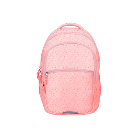 CARTERA ESCOLAR LIDERPAPEL MOC HILA MULTIBOLSILLO DISE?O ROSA 450X145X300 MM