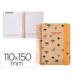 AGENDA ESCOLAR LIDERPAPEL A?O 24 - 25 ESCOLAR CLASSIC ZEBRA D?A P?GINA A6 TETRA