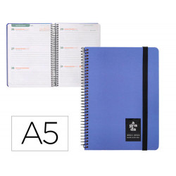 AGENDA ESCOLAR LIDERPAPEL A?O 24 - 25 CURSO CLASSIC AZUL 2 D?AS P?GINA A5