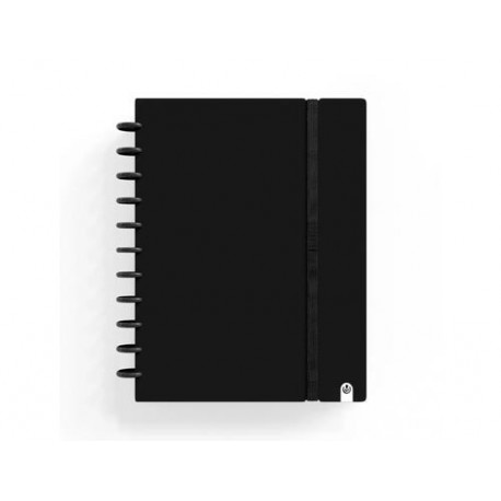 CUADERNO CARCHIVO INGENIOX FOAM A4 80H CUADRICULA NEGRO