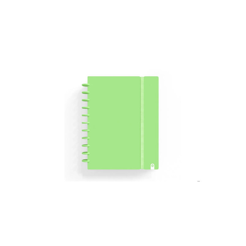 CUADERNO CARCHIVO INGENIOX FOAM A4 80H CUADRICULA VERDE PASTEL