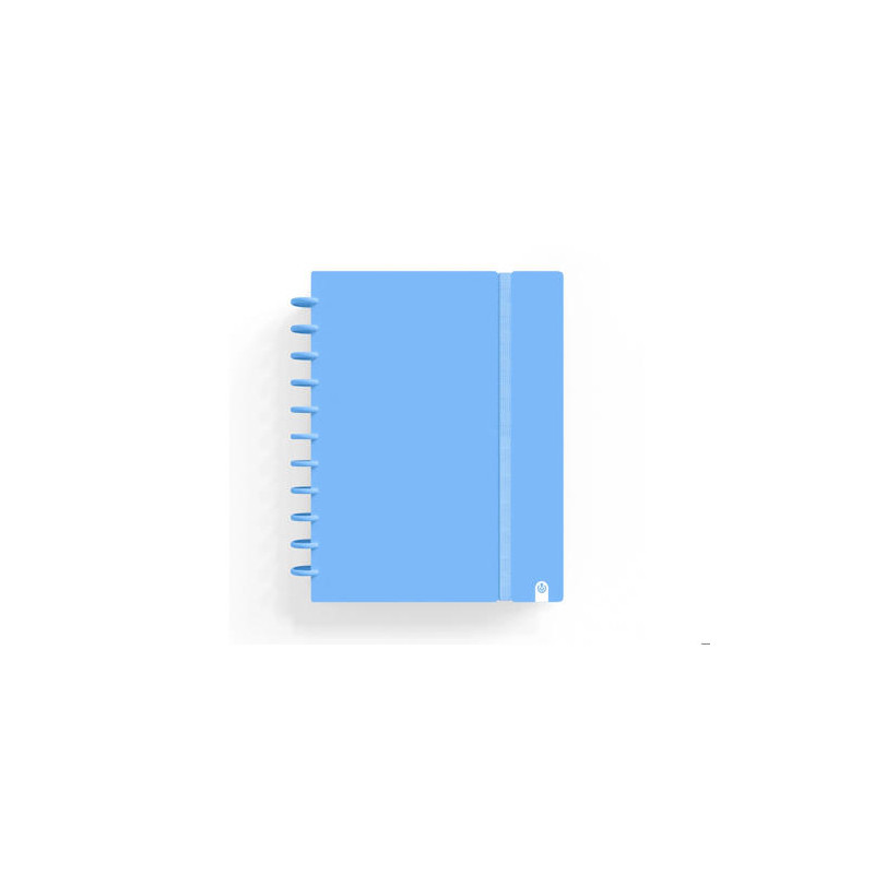 CUADERNO CARCHIVO INGENIOX FOAM A4 80H CUADRICULA AZUL PASTEL