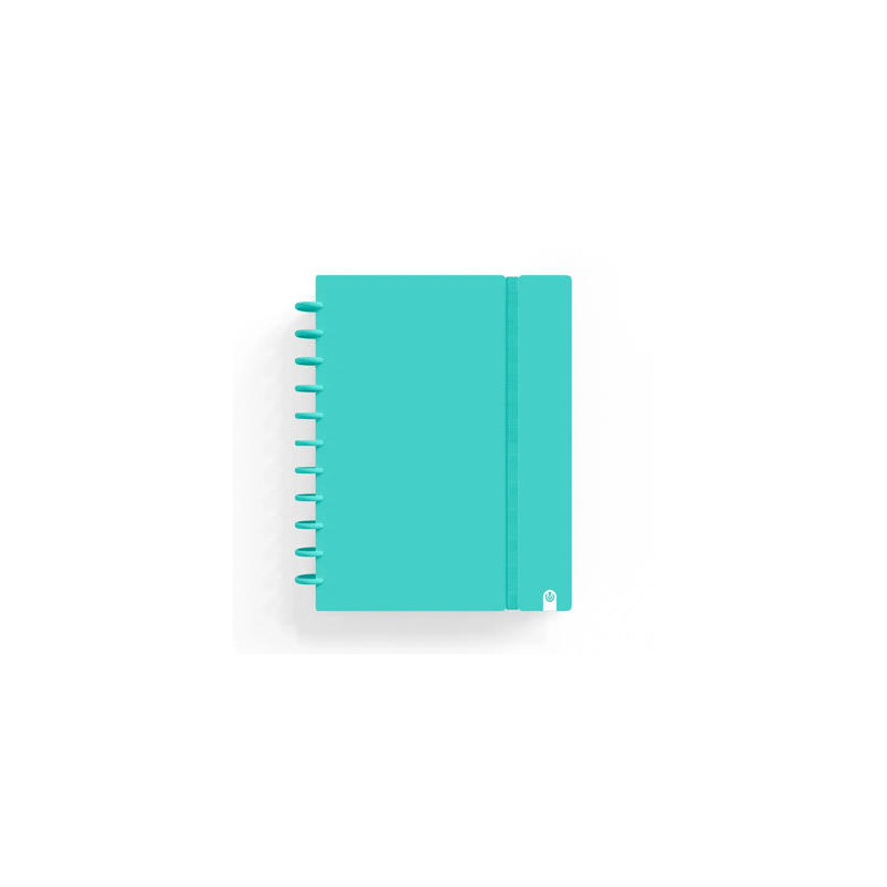 CUADERNO CARCHIVO INGENIOX FOAM A5 80H CUADRICULA MENTA PASTEL