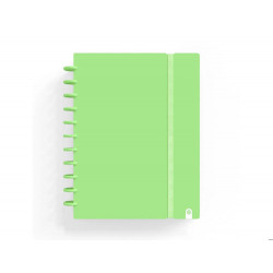 CUADERNO CARCHIVO INGENIOX FOAM A5 80H CUADRICULA VERDE PASTEL