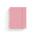 CUADERNO CARCHIVO INGENIOX FOAM A5 80H CUADRICULA ROSA PASTEL