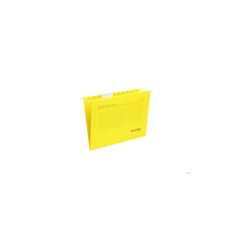 CARPETA COLGANTE TARIFOLD ATLANTA EUROFLEX DIN A4 CARTULINA 100%RECICLADA FSC COLOR AMARILLO CAJA DE