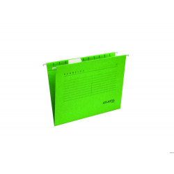 CARPETA COLGANTE TARIFOLD ATLANTA EUROFLEX DIN A4 CARTULINA 100%RECICLADA FSC COLOR VERDE CAJA DE 25