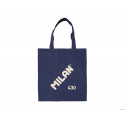 BOLSA CON ASAS MILAN TOTE BAG SERIE 1918 COLOR AZUL MARINO 380X410 MM