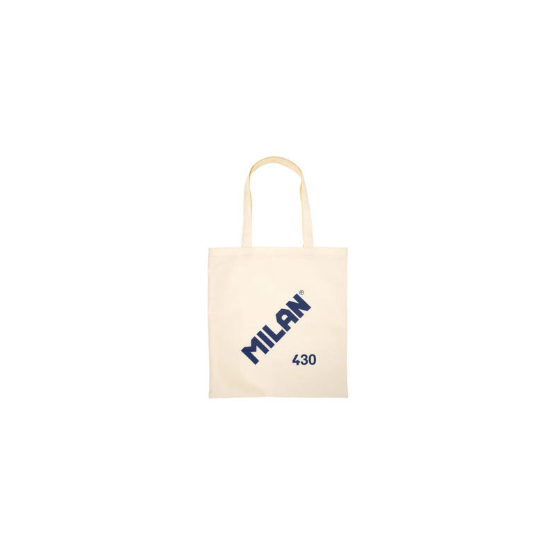 BOLSA CON ASAS MILAN TOTE BAG SERIE 1918 COLOR BEIGE 380X410 MM