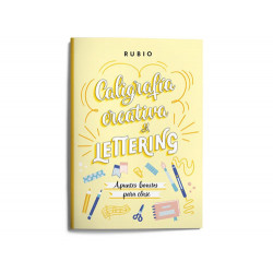 CUADERNO RUBIO LETTERING CALIGRAFIA CREATIVA APUNTES BONITOS PARA CLASE