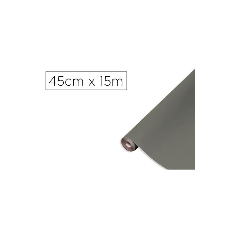 ROLLO ADHESIVO D-C-FIX GRIS TAUPE ANCHO 45 CM LARGO 15 MT