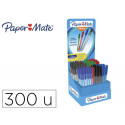 BOLIGRAFO PAPER MATE INKJOY 100 CAP / RT EXPOSITOR DE 300 UNIDADES COLORES SURTIDOS