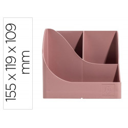 ORGANIZADOR DE SOBREMESA EXACOMPTA SKANDI COLOR ROSA VIEJO 155X119X109 MM