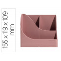 ORGANIZADOR DE SOBREMESA EXACOMPTA SKANDI COLOR ROSA VIEJO 155X119X109 MM