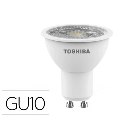 BOMBILLA LED TOSHIBA GU10 5.5W 3000K LUZ CALIDA