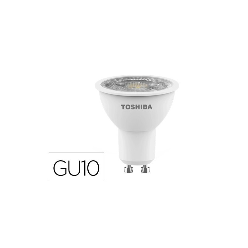 BOMBILLA LED TOSHIBA GU10 5.5W 3000K LUZ CALIDA