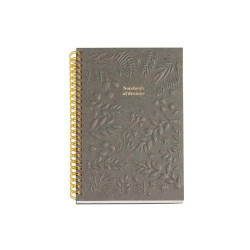 CUADERNO ESPIRAL MIQUELRIUS BRITISH BLOOM GRABADO DIN A5 HORIZONTAL 146X214 MM