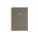 CUADERNO ESPIRAL MIQUELRIUS BRITISH BLOOM GRABADO DIN A5 HORIZONTAL 146X214 MM