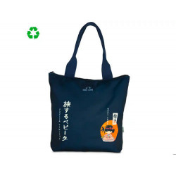 BOLSA CON ASAS PEPITA VIAJERA JAPON TOTE BAG 400X450 MM