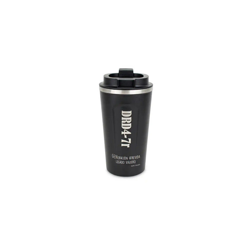 VASO TERMICO DOBLE CAPA DRD4-7R PEPITA VIAJERA BASE SILICONA 510 ML