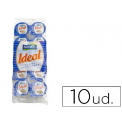 LECHE EVAPORADA IDEAL PORCIONES DE 7,5 GR ENVASE DE 10 UNIDADES