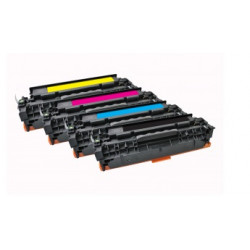 TONER COMPATIBLE CLOVER HP LASERJET CP2020 / CP2025 MULTIPACK NEGRO / AMARILLO / CIAN / MAGENTA