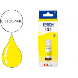 TINTA EPSON ECOTANK 104 ET-2710 / 2711 / 2712 / 2720 / 2726 / 4700 AMARILLO 7500 PAGINAS