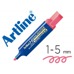 ROTULADOR ARTLINE FLUORESCENTE EKS-600 ROSA PUNTA BISELADA